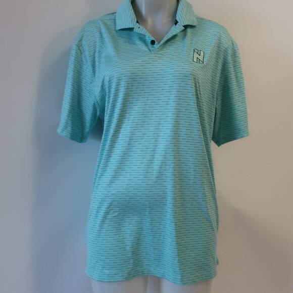 Mens Nike Golf Teal Short Sleeve Polo Shirt M - Picture 2 of 6